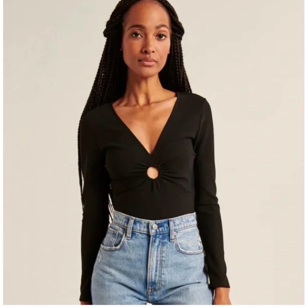 Abercrombie & Fitch O-Ring black  Top